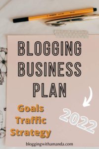 blogging business plan