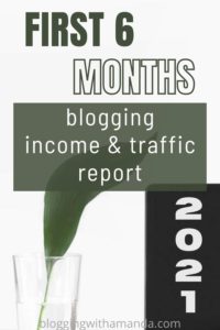 First 6 months blogging numbers and analytics