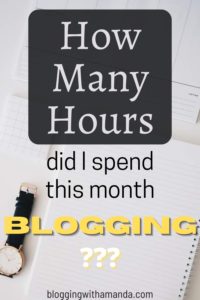 hours spent blogging